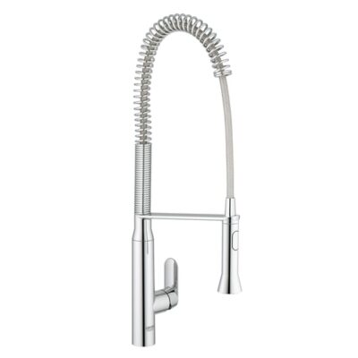Grohe K7 hoge keukenmengkraan chroom met dichte greep en kolom veer voor extra ruimte 32950000 7