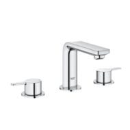 Grohe Lineare 3-gats wastafelmengkraan 1/2 chroom met keramische bovendelen en waterbesparing 20304001