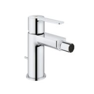 Grohe Lineare eengreeps bidetmengkraan chroom met waterbesparing en trekstang bediening 33848001