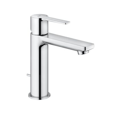 Grohe Lineare eengreeps wastafelmengkraan S-formaat chroom met waterbesparing en snelbevestiging 32114001 7