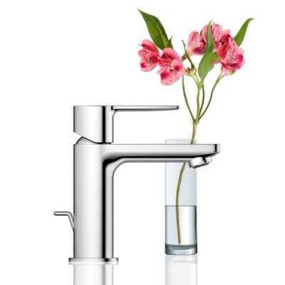 Grohe Lineare eengreeps wastafelmengkraan XS-maat chroom met waterbesparing en keramische cartouche 32109001 7