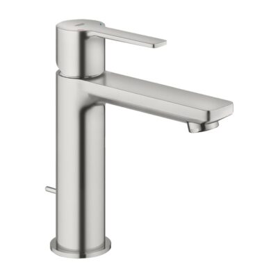 Grohe Lineare wastafelkraan S-Size met EcoJoy met trekstang-afvoergarnituur supersteel 32114DC1 6 Grohe Lineare wastafelkraan S-Size met EcoJoy met trekstang-afvoergarnituur supersteel 32114DC1 6