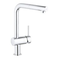 Grohe Minta draaibare uittrekbare keukenmengkraan chroom 31397000 Grohe Minta draaibare uittrekbare keukenmengkraan chroom 31397000