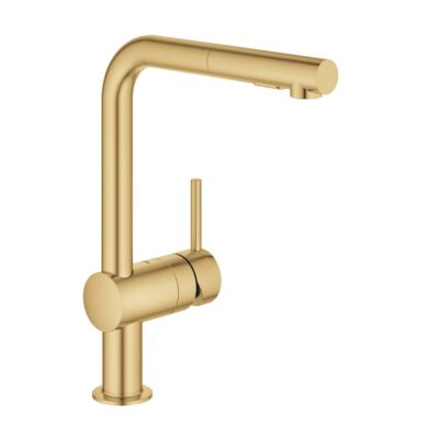 Grohe Minta eengreeps keukenmengkraan met uittrekbare spoelsproeier en 360° draaibereik 30274GN0 5