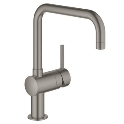 Grohe Minta eenhendel keukenmengkraan draaibaar hard graphite geborsteld 32488AL0 6
