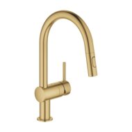 Grohe Minta eenhendel keukenmengkraan uittrekbaar Cool Sunrise geborsteld 32321GN2 Grohe Minta eenhendel keukenmengkraan uittrekbaar Cool Sunrise geborsteld 32321GN2