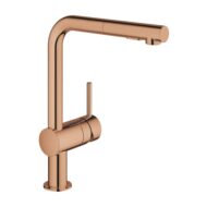 Grohe Minta eenhendel keukenmengkraan uittrekbaar SpeedClean warm sunset 30274DA0 Grohe Minta eenhendel keukenmengkraan uittrekbaar SpeedClean warm sunset 30274DA0