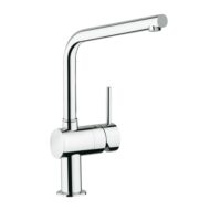 Grohe Minta hoge uitloop enkele-hendel keukenmengkraan met instelbaar draaibereik chroom 31375000