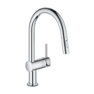 Grohe Minta Touch elektronische keukenmengkraan draaibaar uittrekbaar chroom 31358002