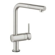 Grohe Minta Touch elektronische spoelbatterij Supersteel uittrekbaar 31360DC1 Grohe Minta Touch elektronische spoelbatterij Supersteel uittrekbaar 31360DC1