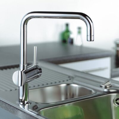 Grohe Minta U keukenmengkraan PVD steel – draaibare uitloop – eengreeps mengkraan – modern design 32488DC0 4