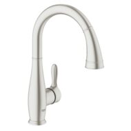 Grohe Parkfield eenhendel keukenmengkraan draaibaar uittrekbaar supersteel 30215DC1 Grohe Parkfield eenhendel keukenmengkraan draaibaar uittrekbaar supersteel 30215DC1