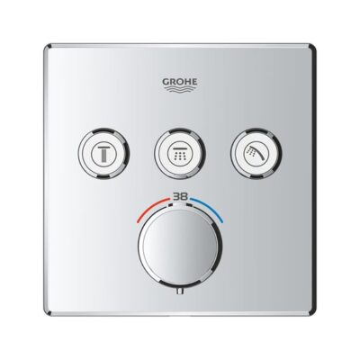 Grohe Precision SmartControl thermostatische inbouw regendoucheset met EcoJoy 310 x 310 mm chroom 34875000 9