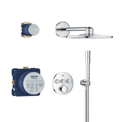 Grohe Precision SmartControl thermostatische inbouw regendoucheset met EcoJoy Ø310 mm chroom 34874000 9