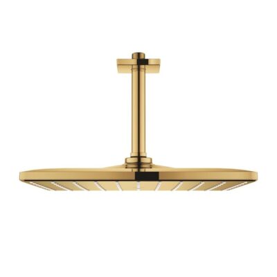 Grohe Rainshower Cube regendouchekopset 1 straalsoort 310 x 310 mm cool sunrise 26566GL0 7 Grohe Rainshower Cube regendouchekopset 1 straalsoort 310 x 310 mm cool sunrise 26566GL0 7