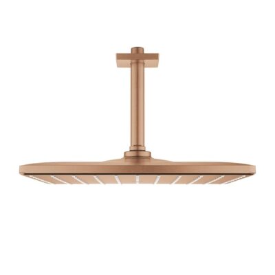 Grohe Rainshower Cube regendouchekopset 1 straalsoort 310 x 310 mm warm sunset geborsteld 26566DL0 4