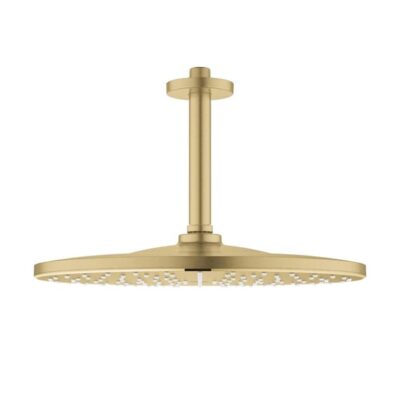 Grohe Rainshower regendouchekopset 1 straalsoort Ø310 mm cool sunrise geborsteld 26560GN0 7 Grohe Rainshower regendouchekopset 1 straalsoort Ø310 mm cool sunrise geborsteld 26560GN0 7
