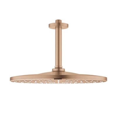 Grohe Rainshower regendouchekopset 1 straalsoort Ø310 mm warm sunset geborsteld 26560DL0 7 Grohe Rainshower regendouchekopset 1 straalsoort Ø310 mm warm sunset geborsteld 26560DL0 7