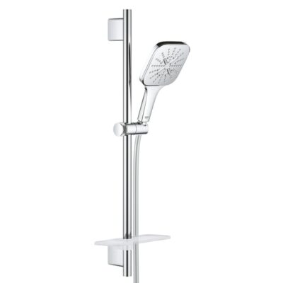 Grohe Rainshower SmartActive 130 Cube doucheset met 3 straalsoorten en EasyReach plank chroom 26583000 12
