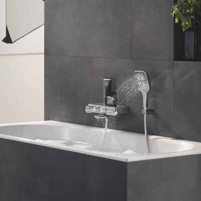 Grohe Rainshower SmartActive 130 Cube handdouche set met 3 straalsoorten chroom 26589000 17 Grohe Rainshower SmartActive 130 Cube handdouche set met 3 straalsoorten chroom 26589000 17