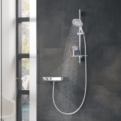 Grohe Rainshower SmartActive 150 eengreeps douchestangset met 3 straalsoorten chroom 26592000 4