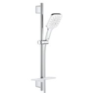 Grohe Rainshower SmartActive Cube glijstangset met garnituur 3 straalsoorten 700 mm moon white 26584LS0