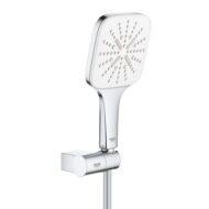 Grohe Rainshower SmartActive Cube handdoucheset zonder stang 3 straalsoorten moon white moon white 26588LS0 Grohe Rainshower SmartActive Cube handdoucheset zonder stang 3 straalsoorten moon white moon white 26588LS0