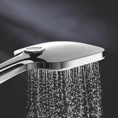 Grohe Rainshower SmartActive Cube handdoucheset zonder stang 3 straalsoorten moon white moon white 26589LS0 13 Grohe Rainshower SmartActive Cube handdoucheset zonder stang 3 straalsoorten moon white moon white 26589LS0 13