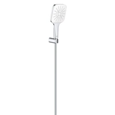 Grohe Rainshower SmartActive Cube handdoucheset zonder stang 3 straalsoorten moon white moon white 26589LS0 14 Grohe Rainshower SmartActive Cube handdoucheset zonder stang 3 straalsoorten moon white moon white 26589LS0 14
