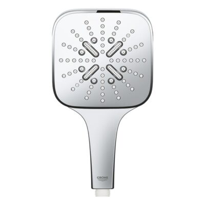 Grohe Rainshower SmartActive Cube handdoucheset zonder stang 3 straalsoorten chroom 26588000 17 Grohe Rainshower SmartActive Cube handdoucheset zonder stang 3 straalsoorten chroom 26588000 17