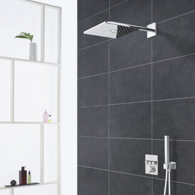 Grohe Rainshower SmartActive Cube wandinbouw regendouchekop 31x31cm chroom 26479000 9 Grohe Rainshower SmartActive Cube wandinbouw regendouchekop 31x31cm chroom 26479000 9