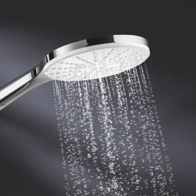 Grohe Rainshower SmartActive glijstangset met garnituur 3 straalsoorten 1000 mm moon white 26594LS0 4
