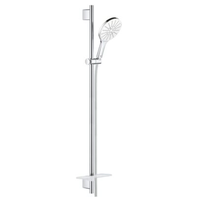Grohe Rainshower SmartActive glijstangset met garnituur 3 straalsoorten 1000 mm moon white 26594LS0 7