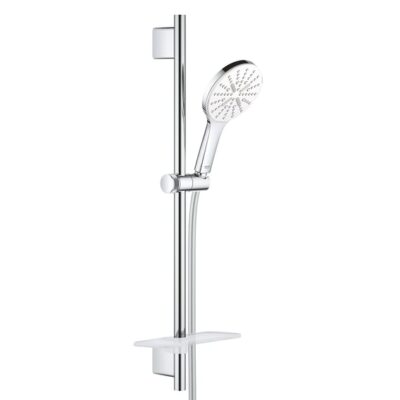 Grohe Rainshower SmartActive glijstangset met garnituur 3 straalsoorten 700 mm moon white 26576LS0 11