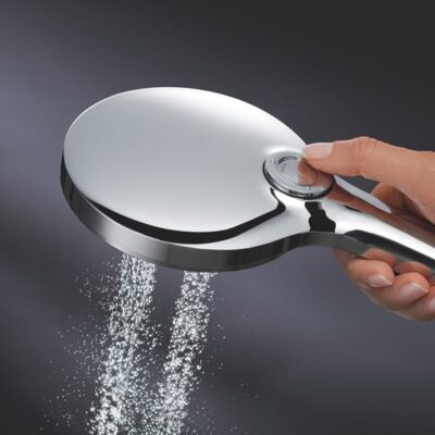 Grohe Rainshower SmartActive handdoucheset zonder stang 3 straalsoorten chroom 26580000 31 Grohe Rainshower SmartActive handdoucheset zonder stang 3 straalsoorten chroom 26580000 31
