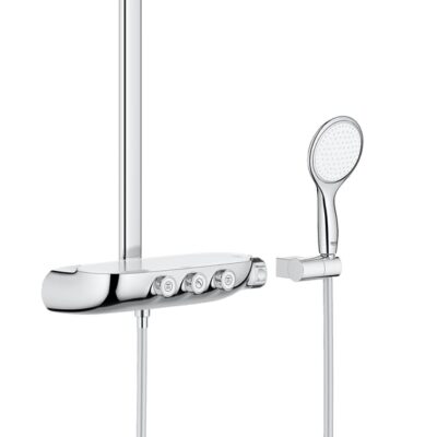 Grohe Rainshower SmartControl thermostatische opbouw regendoucheset met EcoJoy 361 x 220 mm chroom 26250LS0 11