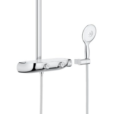 Grohe Rainshower SmartControl thermostatische opbouw regendoucheset met EcoJoy 361 x 220 mm chroom 26361LS0 5