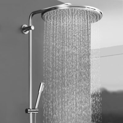 Grohe Rainshower systeem 400 thermostatische opbouw regendouche met aquadimmer en CoolTouch chroom 27174001 5
