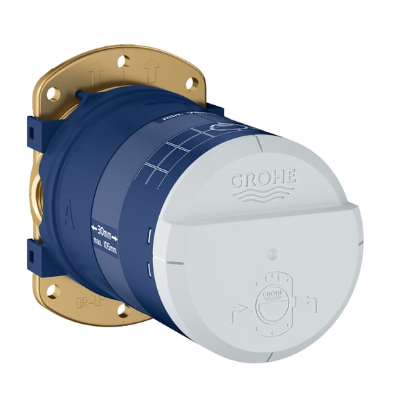 Grohe Rainshower universeel inbouwdeel 1/2 met waterbesparing en messing aansluitingen 26484000 3 Grohe Rainshower universeel inbouwdeel 1/2 met waterbesparing en messing aansluitingen 26484000 3