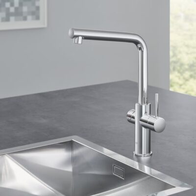 Grohe Red Duo L-uitloop kraan haaks draaibaar 2 standen chroom 30325001 6