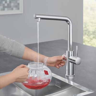 Grohe Red Duo L-uitloop kraan haaks draaibaar 2 standen chroom 30325001 4
