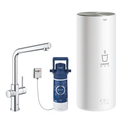 Grohe Red Duo L-uitloop kraan haaks draaibaar 2 standen chroom 30325001 5