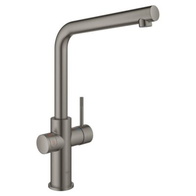 Grohe Red Duo L-uitloop kraan hard graphite geborsteld met 2 standen 30327AL1 4
