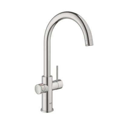 Grohe Red Duo Supersteel C-uitloop Rond Draaibaar 30083DC1 6