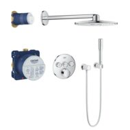Grohe SmartControl inbouw regendouche met drukknop en draaigrepen – Ø31cm chroom 34709000