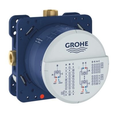 GROHE SmartControl inbouw regendouchesysteem met kubus douchekopset en antikalk chroom 34712000 6