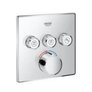 Grohe SmartControl inbouwmengkraan thermostatisch met 4 knoppen – chroom – innovatieve bedieningstechnologie 29149000
