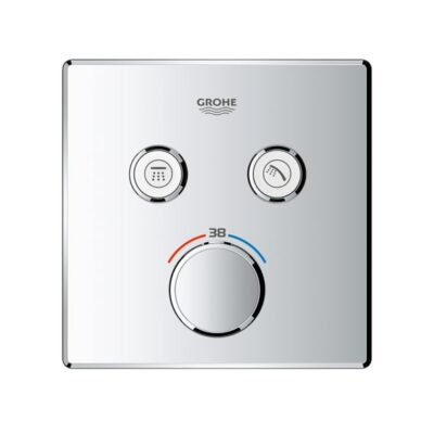 Grohe SmartControl inbouwthermostaat met 3 knoppen – chroom – waterbesparend en veilig 29124000 5