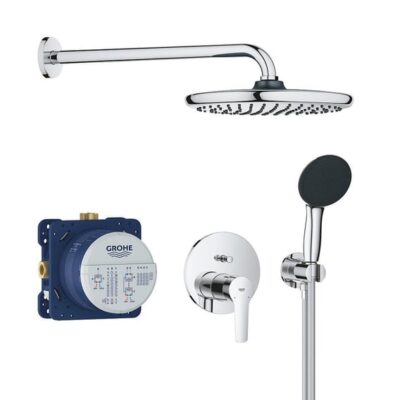 Grohe Start eengreeps inbouw regendouche met drukknop en EcoJoy Ø250 mm chroom 25292000 7
