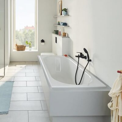 Grohe Start eengreeps opbouw badmengkraan 2 verbruikers mat-zwart 242062432 7